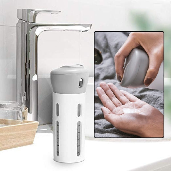 4-in-1 Travel Bottle Dispenser Set