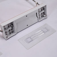 7660 Wall Mounted Foldable Wash Basin Storage Rack Shelf Holder Self Adhesive With Sticker
