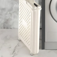 Multipurpose Foldable Laundry Basket With Wheels