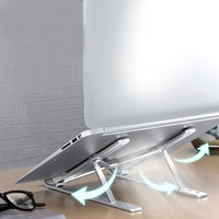 Metal Portable Laptop Stand With 7 Adjustable Angles (1 Pc)