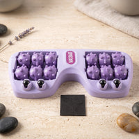 Manual Plastic Roller Foot Massager With Acupressure Nodes For Both Feet (1 Pc)