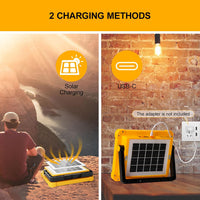 High-brightness Solar Led Flood Light With Power Bank (1 Pc)