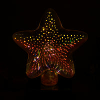 Star-shaped 3d Illusion Decorative Led Night Lamp (1 Pc)