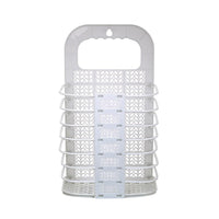 8145 Wall Hanging Laundry Basket Clothes Hanger Dirty Hamper Clothes Storage Hook Clothes Rails For Laundry Washing Machine Bathroom Kids Dirty Clothes Storage Hanger (1 Pc)
