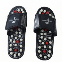 Acupressure Foot Massage Slippers Reflexology Massager Sandal Size 8 (1 Pair)